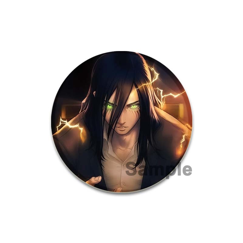 32/44/58 мм Эрен Йегер значки булавка ручная работа брошь для одежды мультфильм косплей значок украшение на рюкзак ювелирные изделия подарок