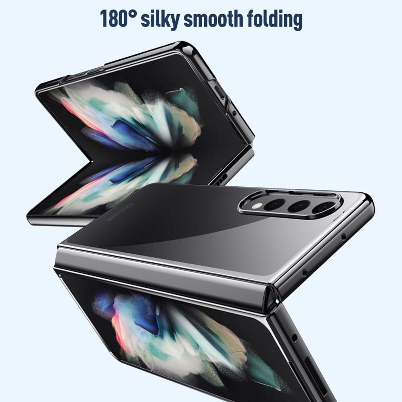 Для Samsung Galaxy Z Fold 4 5g Покрытие прозрачного ПК Жесткая задняя крышка Капа для Samsung Z Fold 4 Fold4 Чехол
