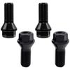 4 × For BMW X3 X5 X6 E70 E71 F20 F25 428i 528i M4 M5 Z4 Car Wheel Lug Bolts Nut Steel 36136781151 Black Car Standard Accessories