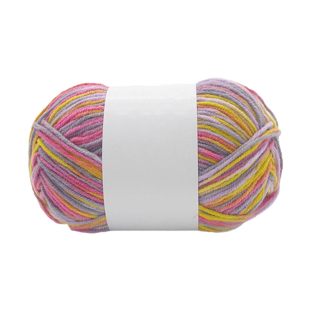 Crochet Yarn Acrylic Soft Yarn Roll of 50g Knitting Yarn for DIY Hand Knitting Weaving Bags Hat Clothes DIY Crafts