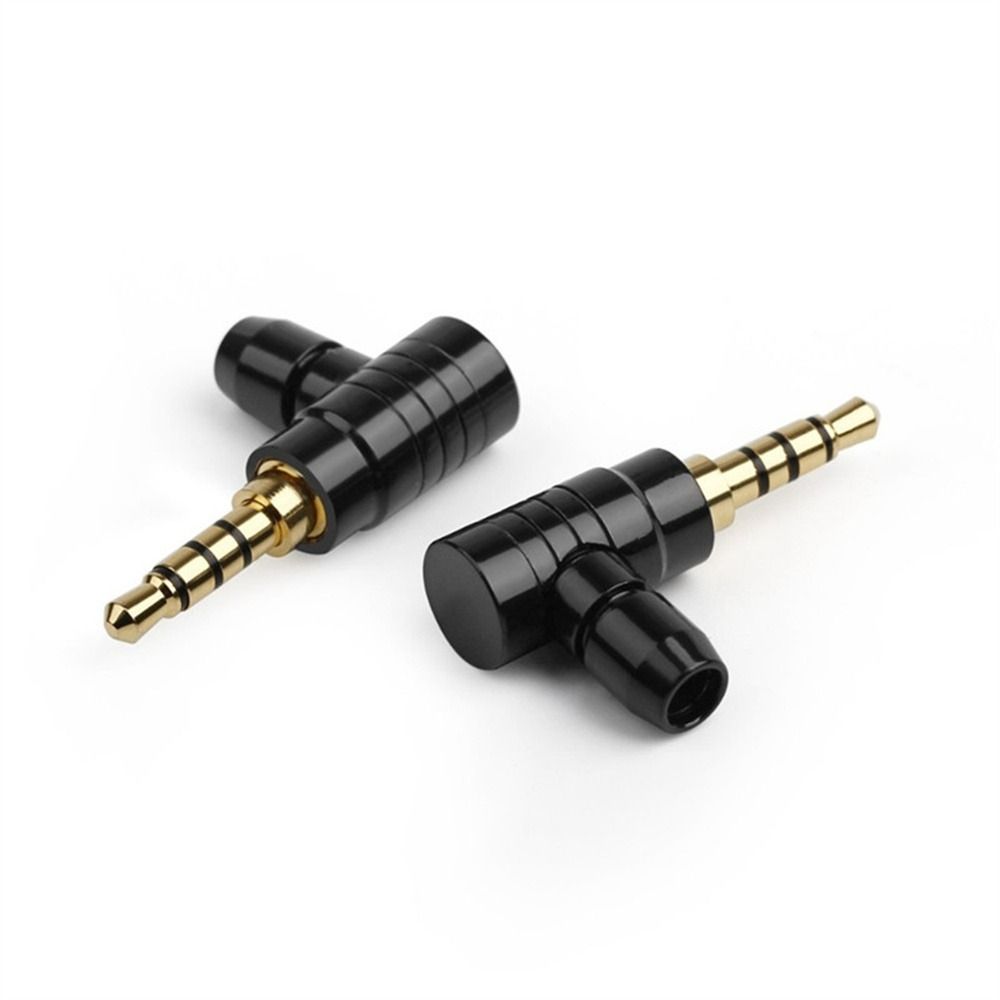 Conector Wire Connector 2 3 4 Poles L Type Audio Connectors 3.5mm Jack Plug 90 Degree Audio Adapter
