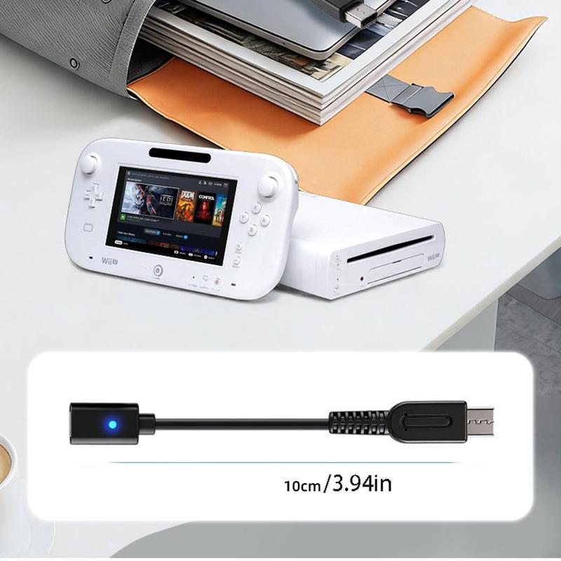 USB C Зарядный кабель для игровой консоли Wii U, провод питания для контроллера, тип C, игровой кабель для консоли Nintendo Wii U