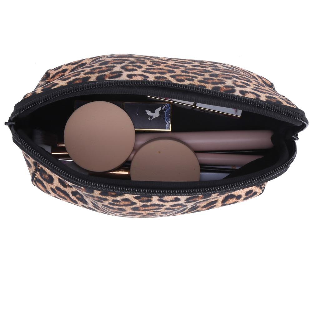 2 Pcs Neoprene Cosmetic Bag Waterproof Makeup Pouch Durable Toiletry Bag Travel Use
