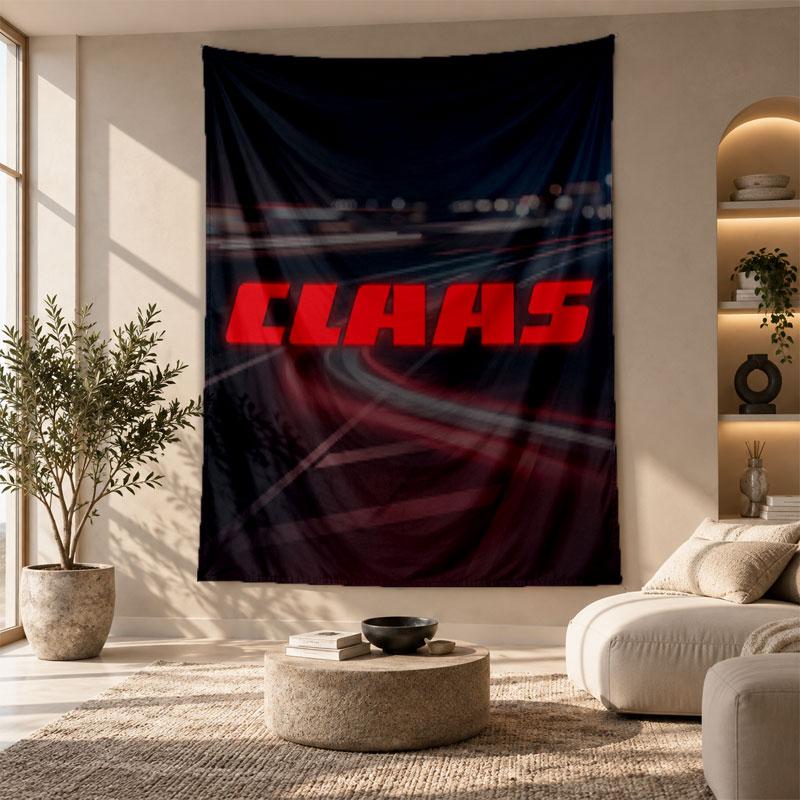 Декоративный гобелен, Настенное искусство с принтом CLAAS, Легкое настенное панно для фона спальни