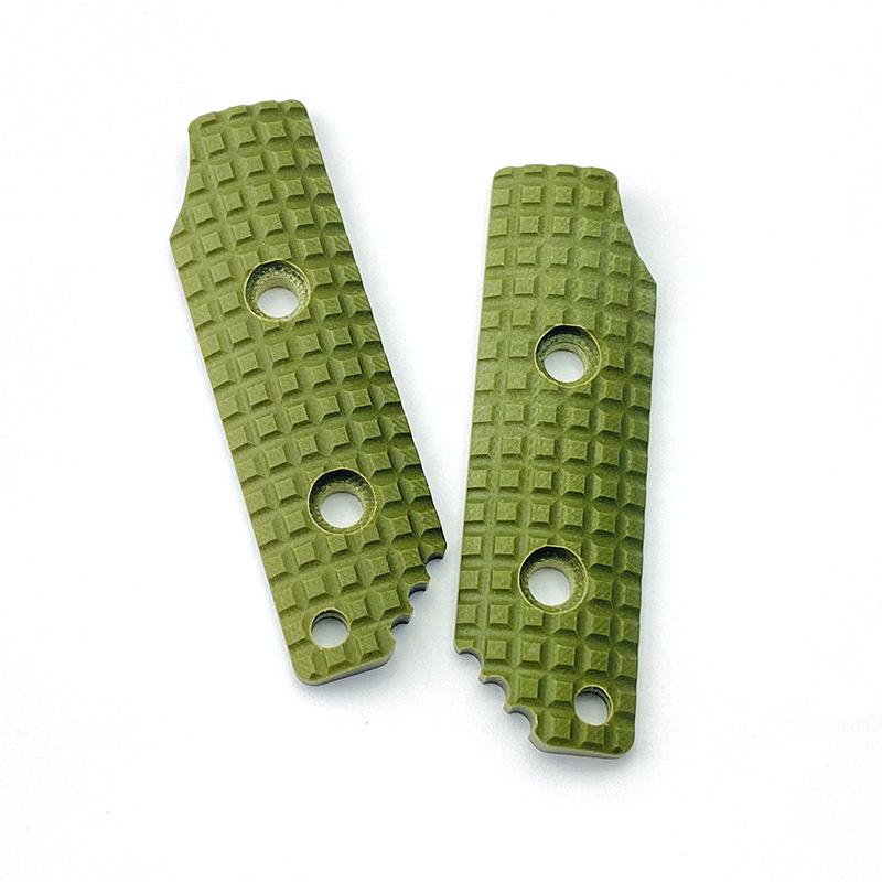 1 Pair 9 Colors G10 Fixed Blade Small Size Frag Grips Scales for Strider SA SA-L DB DB-L PR LD DL EB/DB Knives DIY Make Part