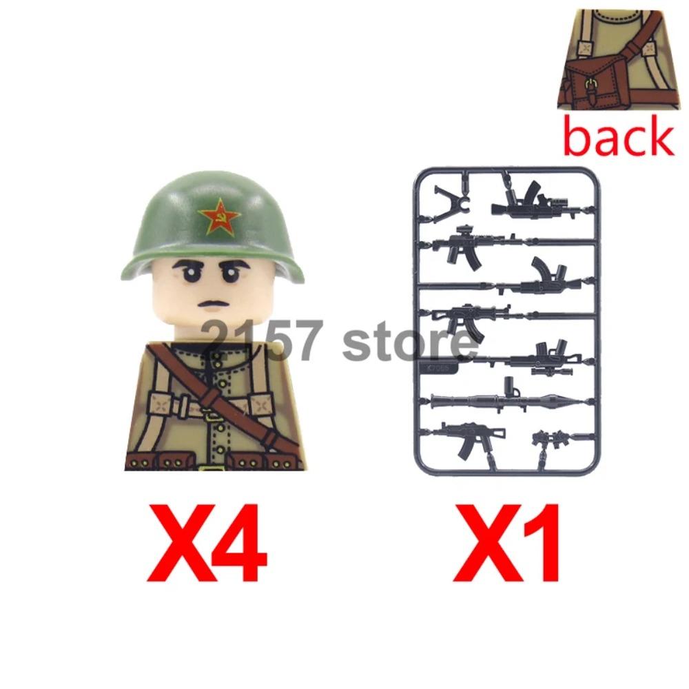 Военный Солдат Фигурка Строительный Блок Оружие Рейнджер Камуфляж Война во Вьетнаме US Special Forces KSK Медицинский Бандит Вор Игрушка Подарок