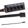 1 To 5 4-Pin TX4 PWM CPU Cooling Fan Braided Power Cable Hub Splitter Adapter