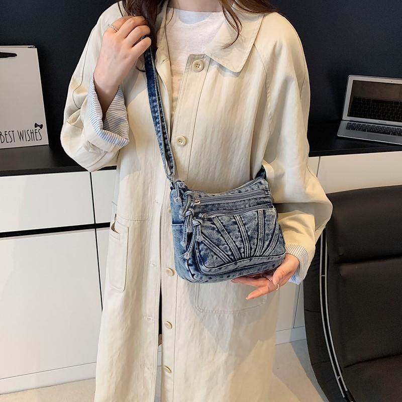 Винтажная сумка через плечо джинсовая сумка кроссбоди