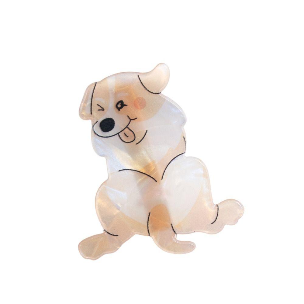 Duckbill Clip Animal Hairpin Dog Puppy Cat Hair Clip Personalized   Female