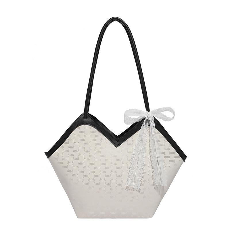 Модная универсальная сумка-тоут большой вместимости, женская осенняя новинка, простая наплечная сумка, трендовая сумка под мышкой