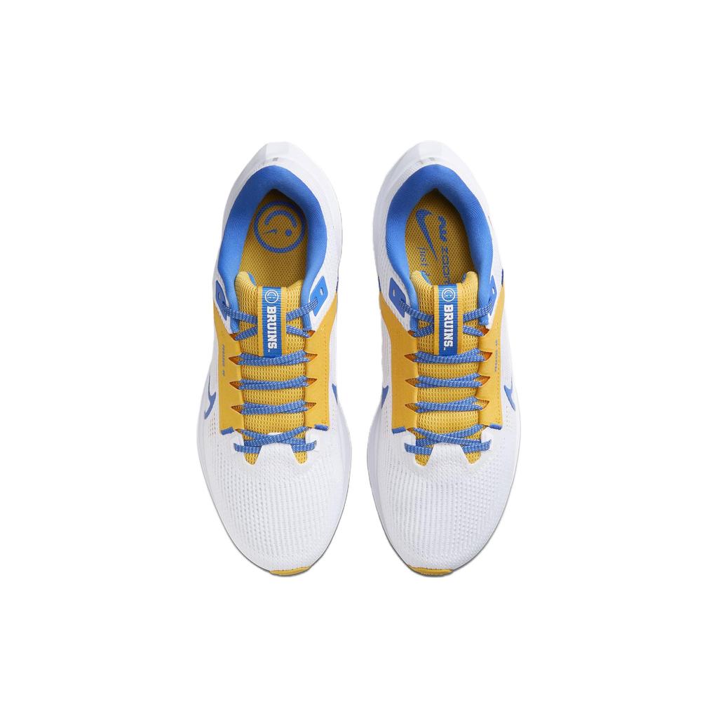 Nike Мужские кроссовки Air Zoom Pegasus 40 UCLA белое золото сигнально-синий DZ5988-100