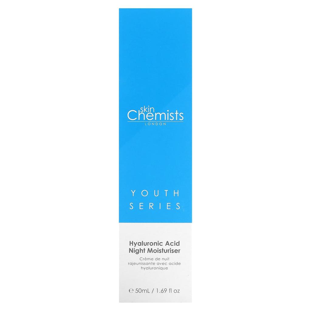 skinChemists Youth Series, Hyaluronic Acid Night Moisturizer, 1.69 Fl Oz (50 Ml)