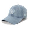 Кепка New Era 9TWENTY Washed Denim Outdoor Размеры OD 920 CIRCLE WASDEN, M/L, ЛОГОТИП,