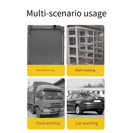 Палка для чистки автомобильного радиатора 24-дюймовая портативная палка для чистки радиатора 4500 фунтов на квадратный дюйм Инструменты для промывки радиатора Автомобиль Грузовик Автодом Радиатор Мойка высокого давления