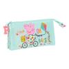 Triple Carry-all Peppa Pig Cozy Corner Light Blue (22 X 12 X 3cm)