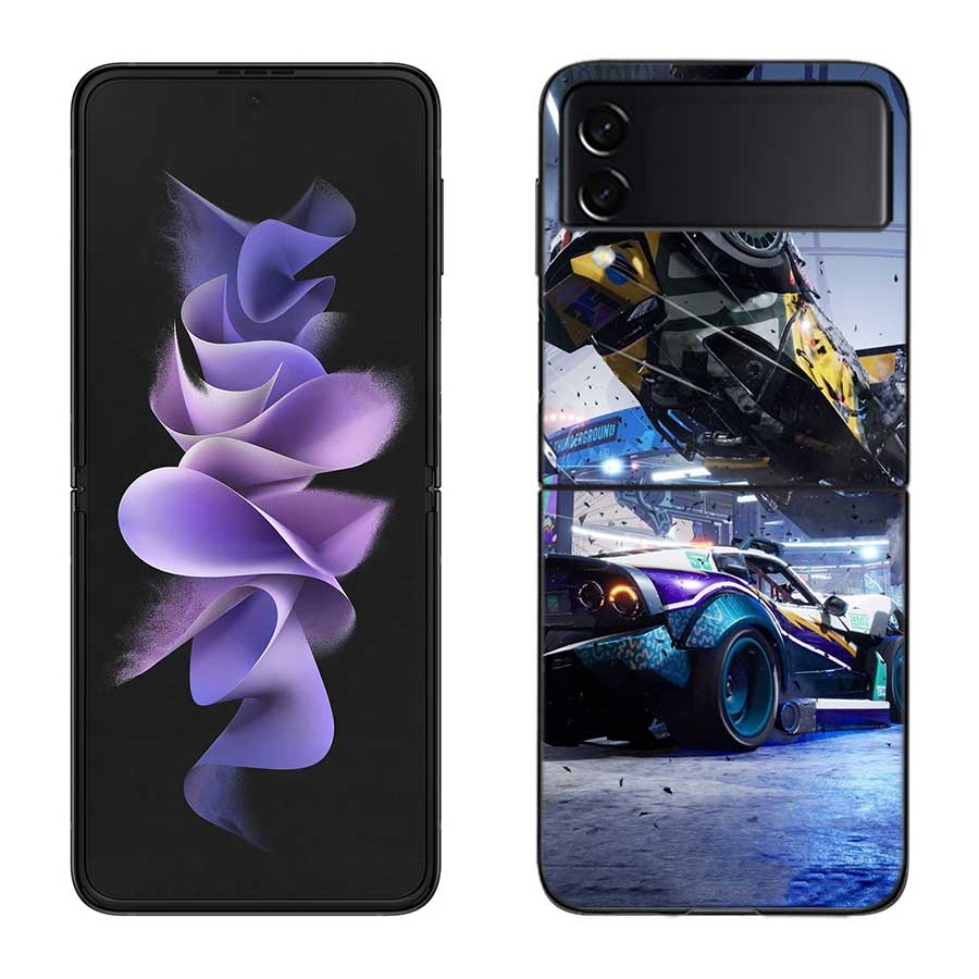 Чехол для телефона R-Rocket L-League Game для Samsung Z Flip 7 6 5G Galaxy Z Flip 5 4 3 Черный Жесткий Чехол Роскошный ПК Корпус Coque
