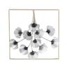 Metal Leaf Wall Art Decor Luxurious Metal Ginkgo Biloba Wall Hanging Decoration for Home Living