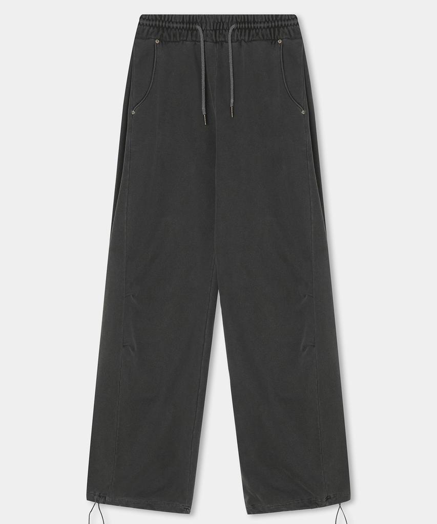 ETRE AU SOMMET Мягкие Широкие Брюки из Линии Heavy Wash (Древесный уголь)