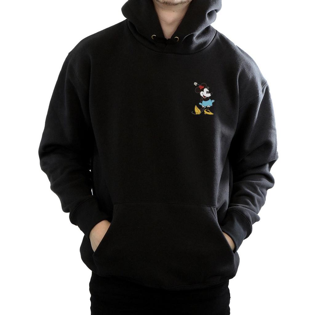 Disney Mens Minnie Mouse Kick Chest Hoodie