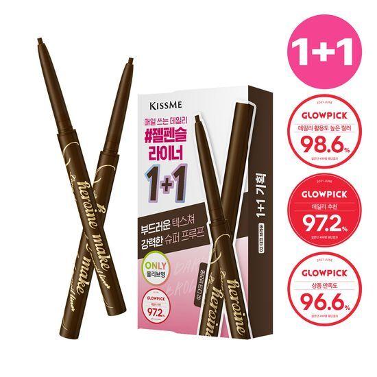 Kiss Me Heroine Make Long Stay Smooth Гелевый карандаш для глаз