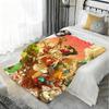 Game Dofus Throw Kid-Friendly Flannel Throw Blanket Soft Warm Anti-Static Washable All Season