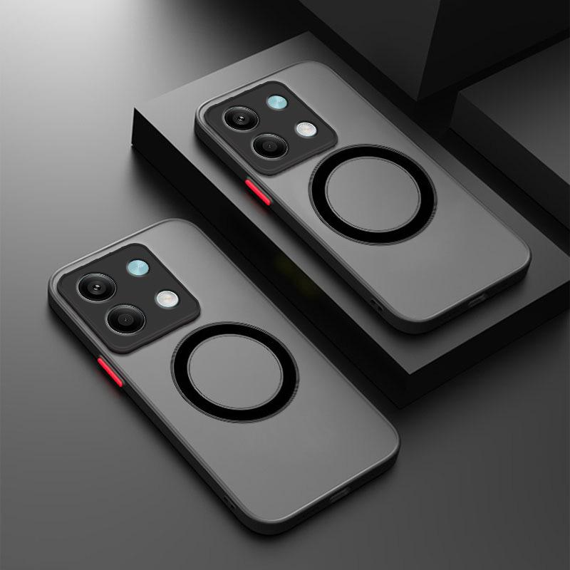 Полупрозрачный матовый чехол Magsafe для телефонов Xiaomi poco C85 C75 C65 C55 F8 F7 F6 F5 F3 X3 X3GT X3NFC X6 Pro ultra X4Pro M6Pro 4G 5G