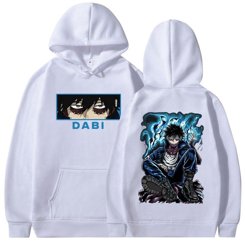 Толстовка с капюшоном «Мой герой Академии» в стиле аниме «Манга Тодороки Даби», толстовка с длинными рукавами и графикой, повседневные пуловеры большого размера, одежда унисекс