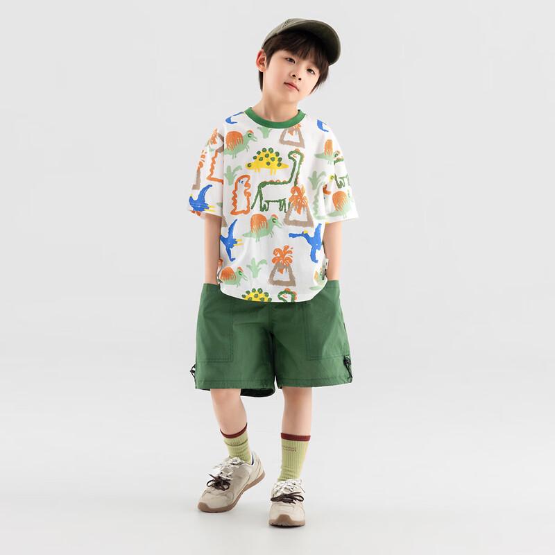 Boys' Cartoon Pure Cotton Cool Short Sleeve T-Shirt
