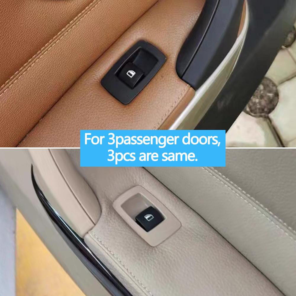 3 шт., передняя и задняя крышка переключателя окна и двери Paasenger, замена панели для BMW 3 серии E90 E91 316 318 320 325 328i
