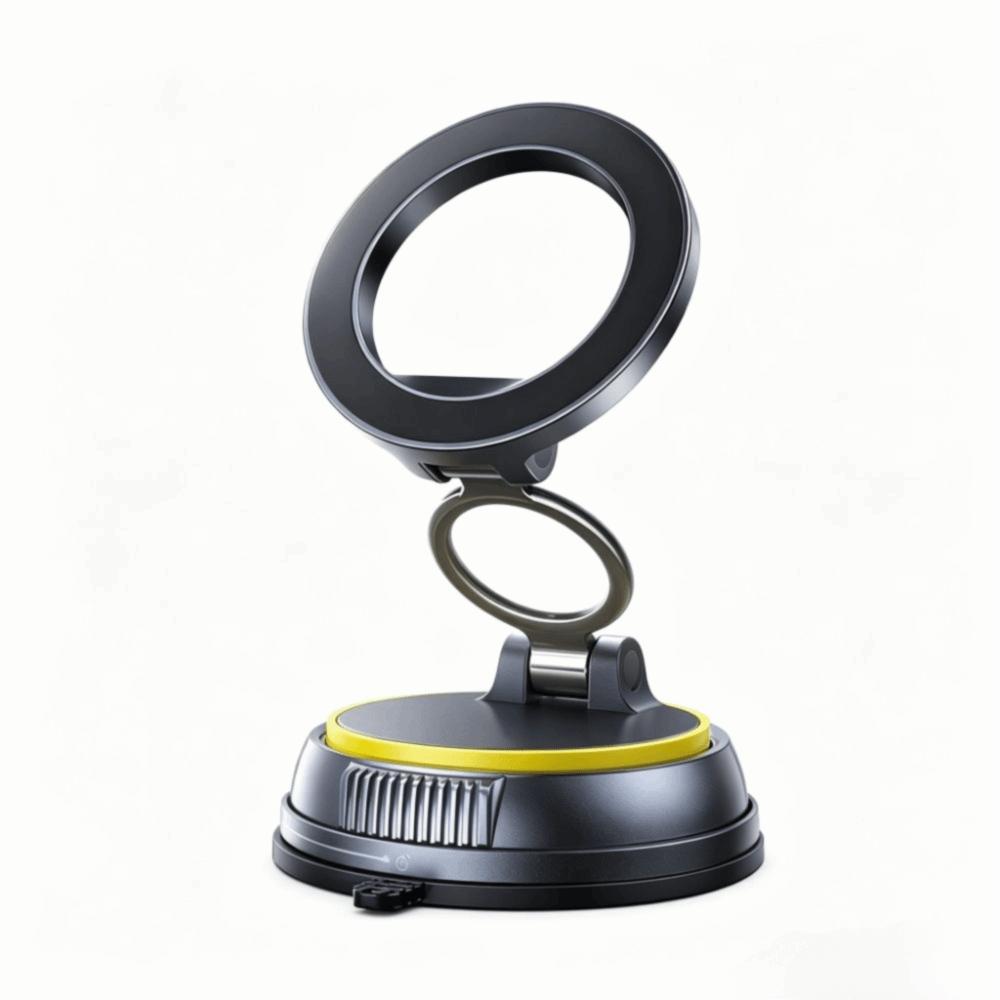 Vacuum Suction Cup Magnetic Car Phone Holder 360 Rotation Vacuum Car Phone Mount Car Dashboard