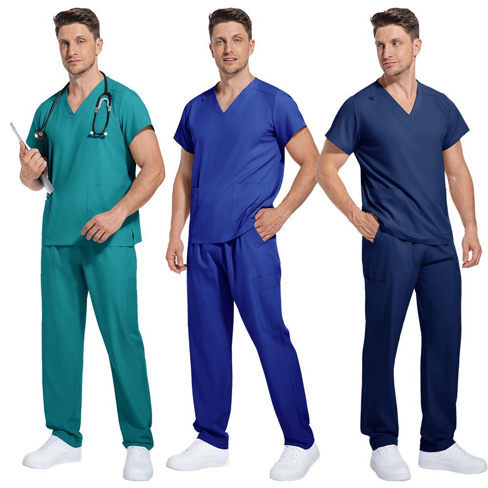Autumn Unisex Spa & Salon Scrub Suit - Sweat-Absorbing, Heat-Dissipating Clinic Uniform