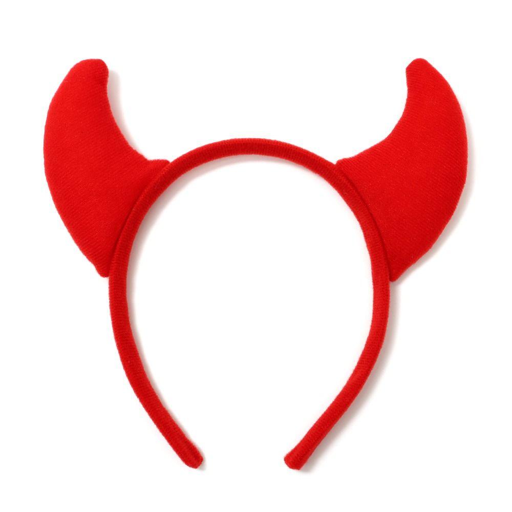 Costume Cosplay Fancy Dress Costume Kit Red Devil Horn Headband for Halloween Decorations