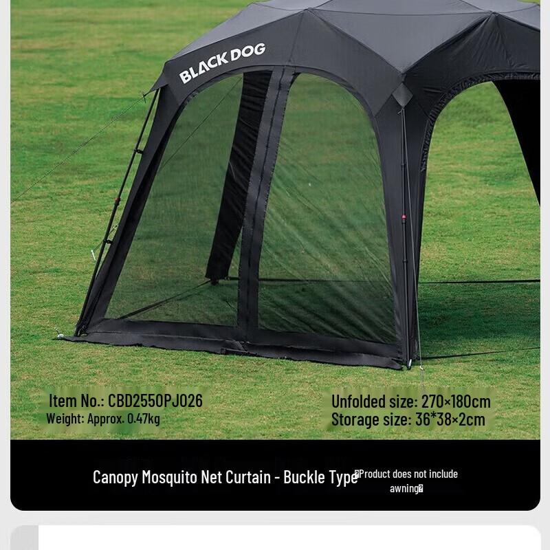 Black Dog Automatic Pentagon Dome Camping Canopy