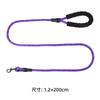 Heavy Duty Tactical Dog Collar With Handle Large Breeds Non-Stretch Nylon Multiple Colors Sizes M/L/XL
