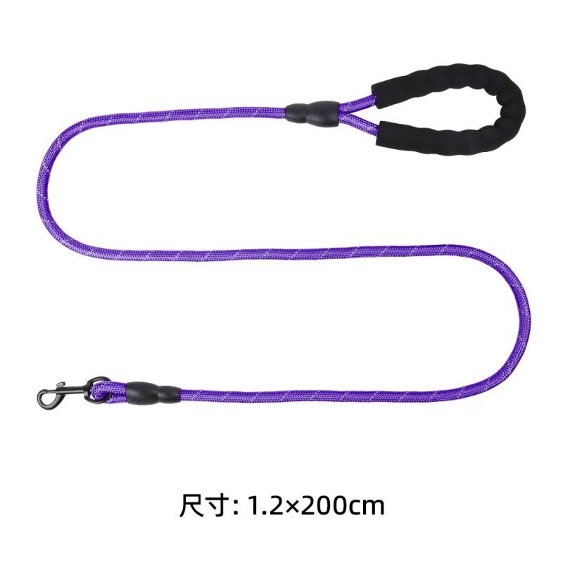 Heavy Duty Tactical Dog Collar With Handle Large Breeds Non-Stretch Nylon Multiple Colors Sizes M/L/XL
