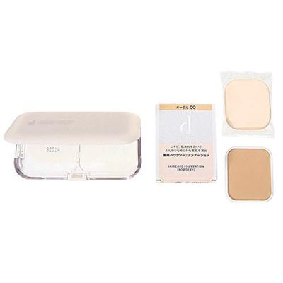 Shiseido Shiseido d program d program лечебная основа для ухода за кожей футляр Ocher 30 [Набор] (пудровый) SPF17/PA++ 10,5 г [сменный блок] (с губкой) +