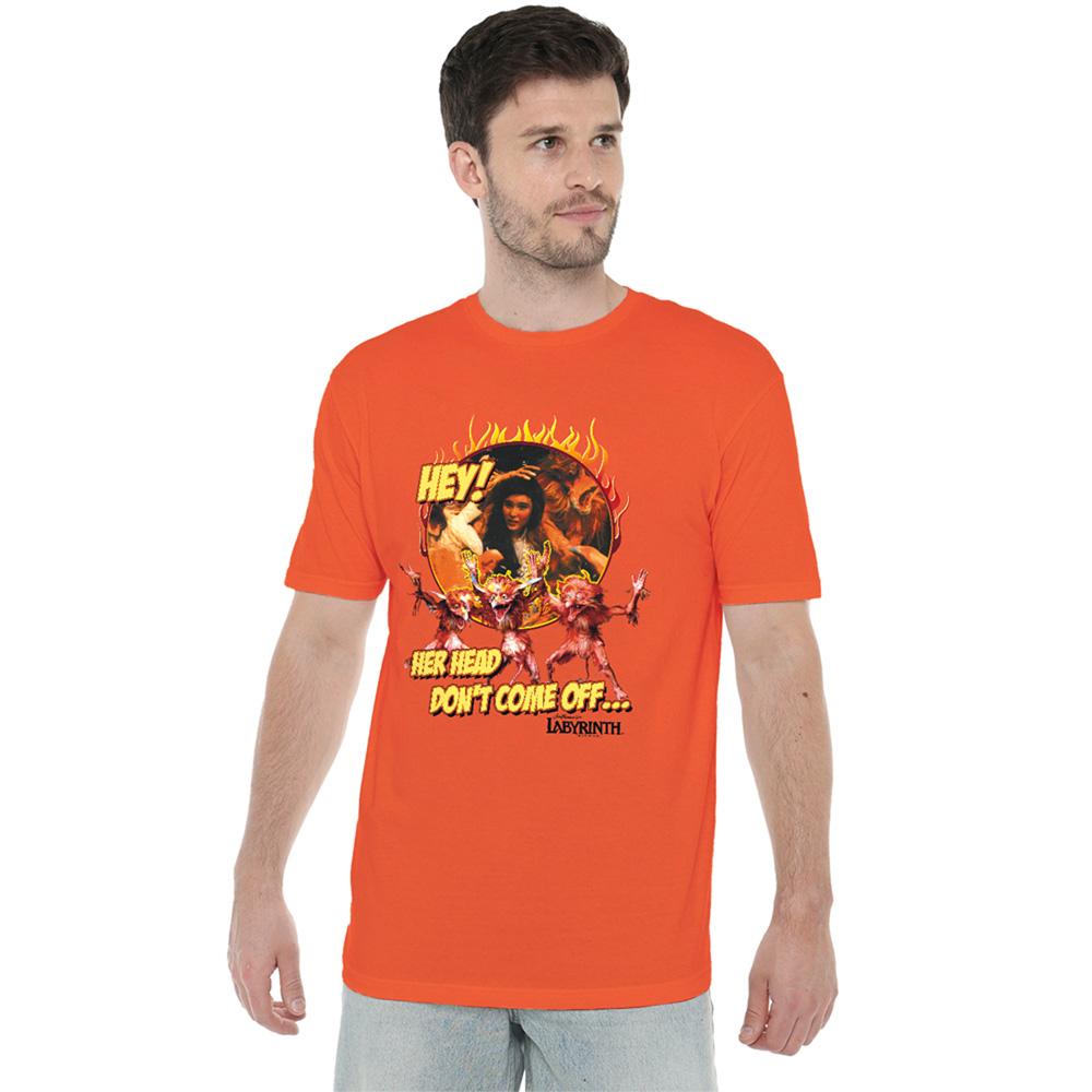 Labyrinth Unisex Adult Hey Head Don´t Come Off T-Shirt