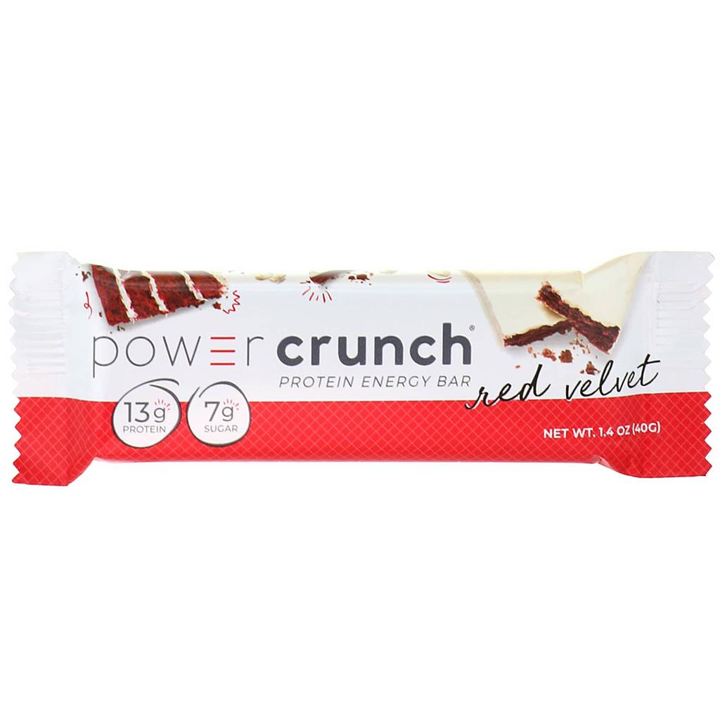 BNRG Power Crunch Protein Energy Bar, Red Velvet, 12 Packs, 40 G (1.4 Oz) Each