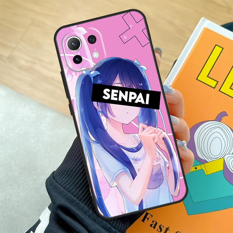 Ваифу Аниме Манга Сэмпай Девушка Чехол Для Xiaomi 15 Ultra 13 14 11T 12T 13T 14T Pro POCO X7 Pro X3 X5 X6 F5 F6 F7 Pro Чехол