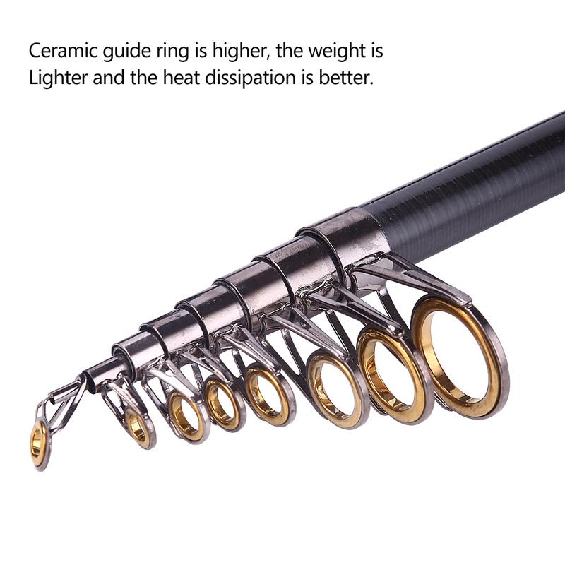 Удочки Телескопическая Углеродная Удочка Портативная Дорожная Спиннинговая Удочка