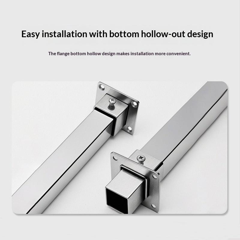 1/2 комплекта Фланцевое основание Соединитель квадратной трубы из нержавеющей стали Наружный диаметр трубы. Колено Угловой соединитель Зажимы для направляющих ограждения 25/30/35 мм