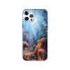 Милый чехол для телефона с изображением осьминога для iPhone 5 5S 2020se 6 6s 7 8 plus x 10 XR XS 11 12 13 mini pro MAX, черная задняя крышка из ТПУ