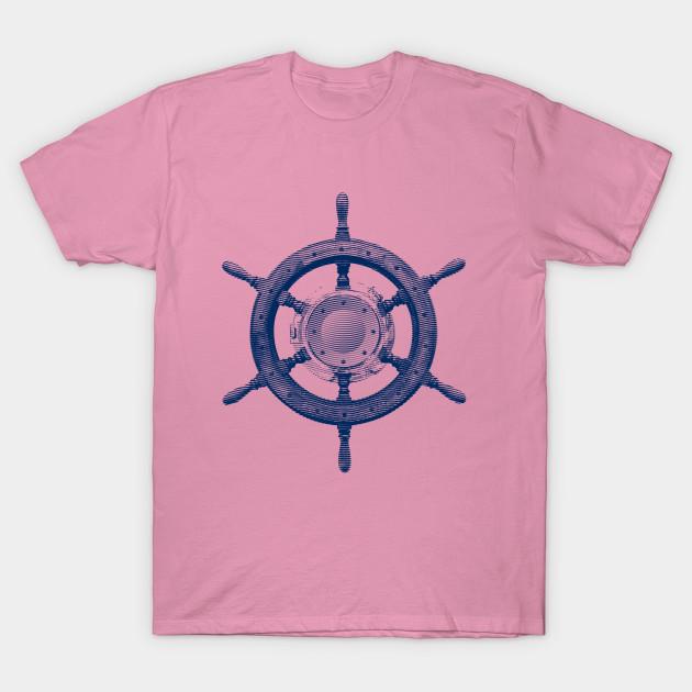 Футболка женская Ship Rudder Blue Harajuku Print Kawaii футболка летняя с коротким рукавом женская футболка топ футболка