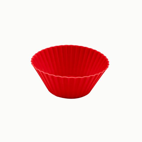 10Pcs Silicone Muffin Cups Non-Stick Cake Mold Food-Grade Reusable Cupcake Liners for Baking Pancakes Candies Muffins