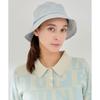 Jun & Rope Bucket Hat Checkerboard Jacquard Bucket Hat for Women ERU15150 Black Maine (01)
