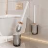 Щетка для унитаза с держателем, настенная щетка для унитаза с длинной ручкой, щетка для чистки туалета, инструменты для чистки туалета в ванной