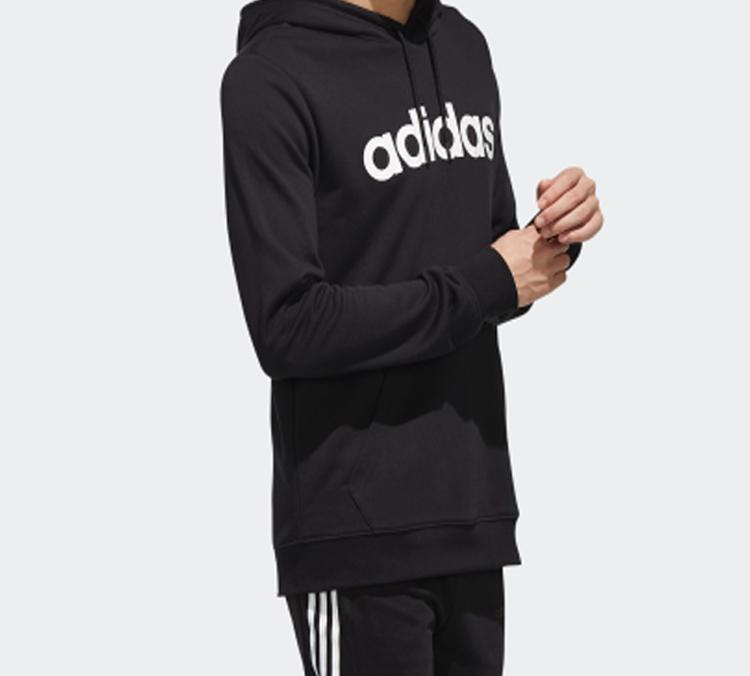 adidas Мужские толстовки Neo Черные с капюшоном Умеренные Обычные EI4739