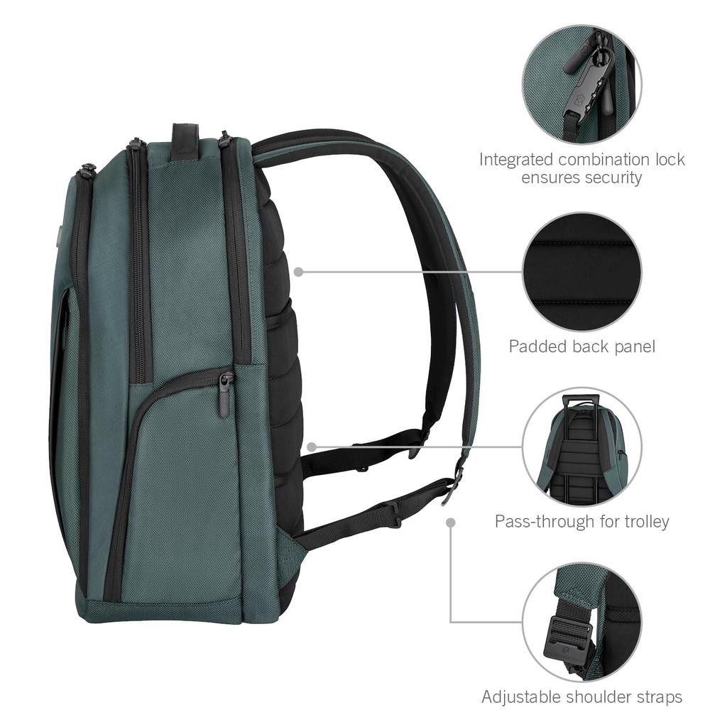 Altmont Professional Essential рюкзак для ноутбука со съемным органайзером, деловой рюкзак, легкий, простой, 15-дюймовый отсек для множества устройств