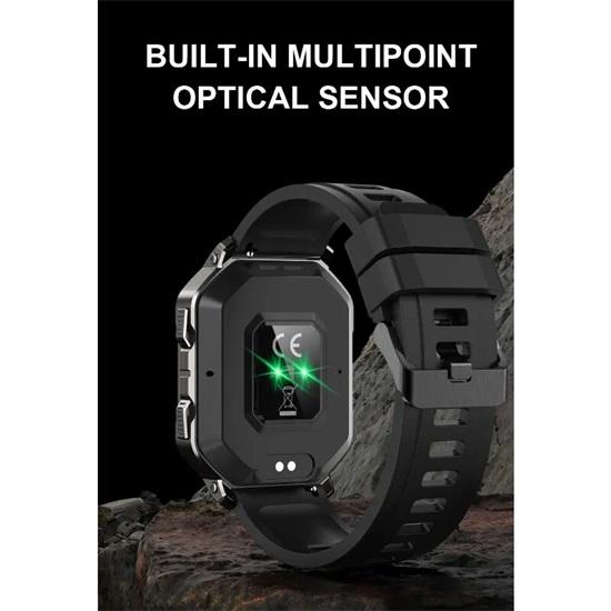 SACOSDING Apollo-03s Мужские умные часы с сенсорным экраном и Bluetooth-вызовом, 410 мАч, большой аккумулятор, пульсометр, Reloj, уличный браслет, водонепроницаемый