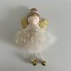Cartoon Wings Angel Girl Pendant Shiny Christmas Tree Hanging Decoration  Wedding